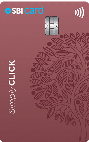SimplyClick — SBI Card Cashback credit card